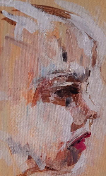 Ivo, acryl op doek, kleinzoon Lewis