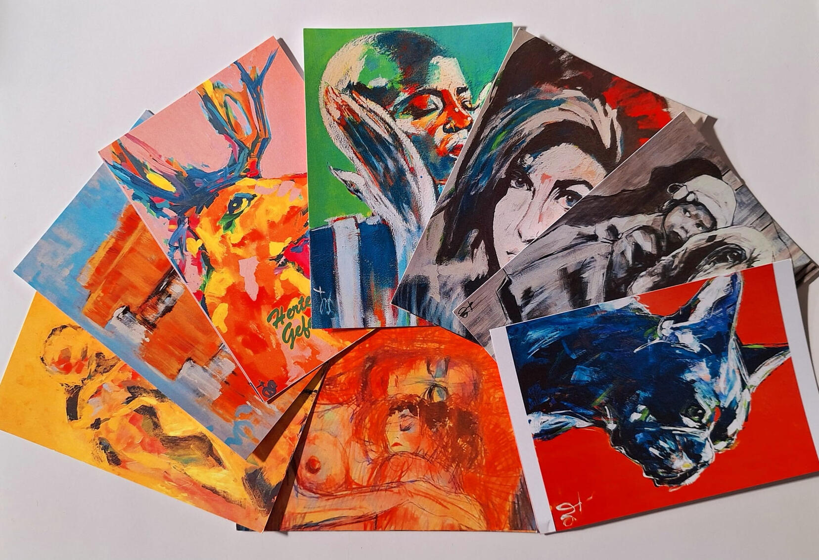 Cardset (8 pcs) € 10